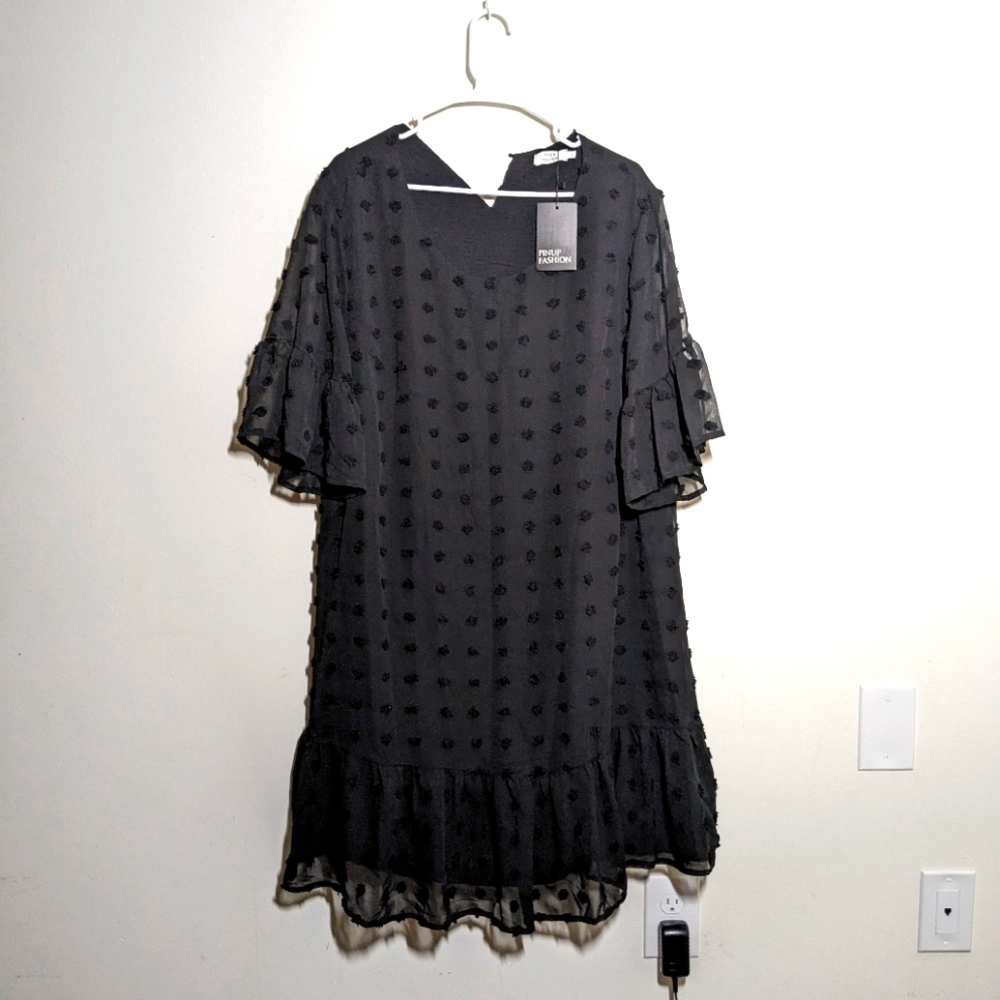20W Pinup Fashion Black Dress with tags